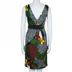 Philosophy di Alberta Ferretti Multicolor Print Dress S