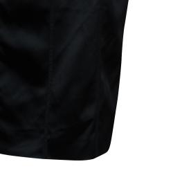 Pre Owned Philosophy di Alberta Ferretti Black Strapless Satin Dress M