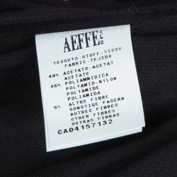 Pre Owned Philosophy di Alberta Ferretti Black Strapless Satin Dress M