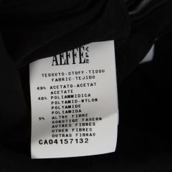 Pre Owned Philosophy di Alberta Ferretti Black Strapless Satin Dress M