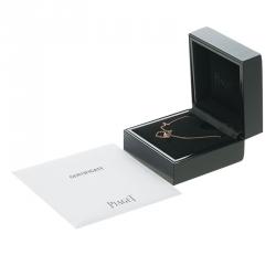 Piaget Possession Diamond & Rose Gold Pendant Chain Necklace
