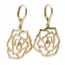 Piaget Rose Diamond Rose Gold Earrings