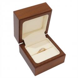 Pre Owned خاتم بونتي فيشيو ذهب وردي ألماس 0.22 قيراط مقاس 53