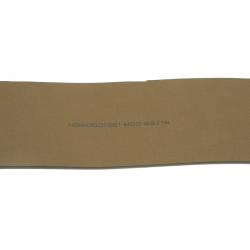 Pre Owned Porsche Design Grey Suede Black Logo Waist Belt 80CM