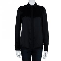 Prabal Gurung Draped Embellished Shirt Top M