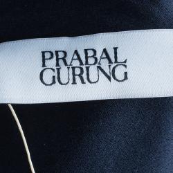 Prabal Gurung Draped Embellished Shirt Top M