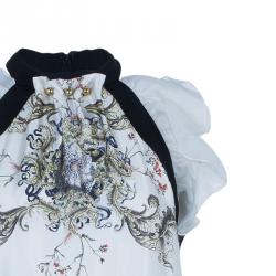 Prabal Gurung Silk Printed Halter Neck M