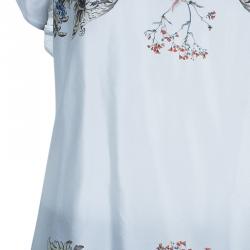 Prabal Gurung Silk Printed Halter Neck M