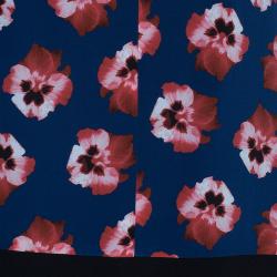 Pre Owned فستان برابال غورونغ حرير مطبوع L