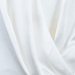 Prabal Gurung White Satin Long Sleeve Wrap Top M