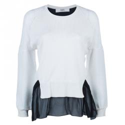 Prabal Gurung Monochrome Lace Top S