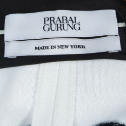 مملوكة مسبقًا سروال برابال غورونغ تفاصيل قصاصات جلد مونوكروم M