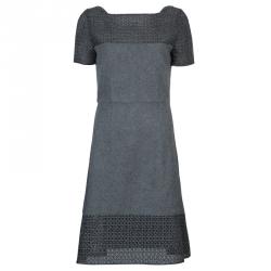 Prabal Gurung Grey Wool Dress M