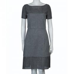 Prabal Gurung Grey Wool Dress M