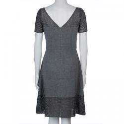 Prabal Gurung Grey Wool Dress M