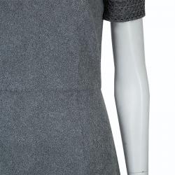 Prabal Gurung Grey Wool Dress M