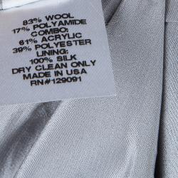 Prabal Gurung Grey Wool Dress M