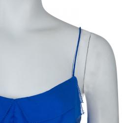 Prabal Gurung Blue Silk Cami Top M
