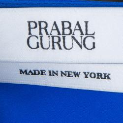 Prabal Gurung Blue Silk Cami Top M