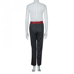 Prabal Gurung Grey Wool Trousers M