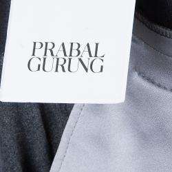 Prabal Gurung Grey Wool Trousers M