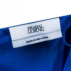 Prabal Gurung Blue Silk Cami Top S