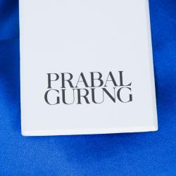 Prabal Gurung Blue Silk Cami Top S