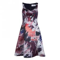 Prabal Gurung Multicolor Print Sweetheart Dress S