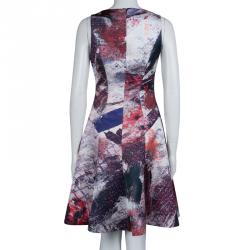 Prabal Gurung Multicolor Print Sweetheart Dress S