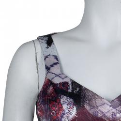 Prabal Gurung Multicolor Print Sweetheart Dress S