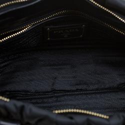 Pre Owned Prada Black Nylon Medium Tote