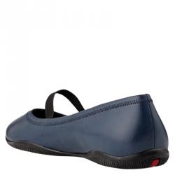 Pre Owned Prada Sport Blue Leather Mary Jane Ballet Flats Size 39