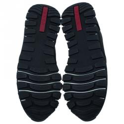 Prada Sport Black Nylon Slip on Sneakers Size 35.5