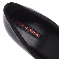 Pre Owned Prada Sport Purple Patent Block Heel Pumps Size 41