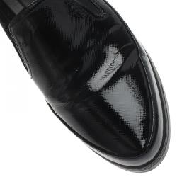 Pre Owned Prada Sport Black Patent Skate Sneakers Size 39.5