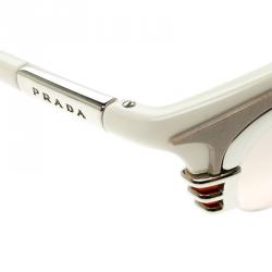 Prada Ivory SPR 60O Dixie Cat Eye Sunglasses