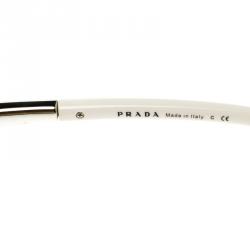 Prada Ivory SPR 60O Dixie Cat Eye Sunglasses