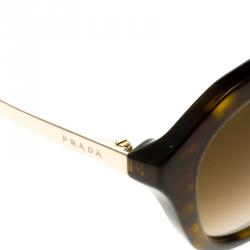 Prada Brown Tortoise Frame SPR 12Q Cinema Sunglasses 
