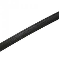 Prada Black Patent Leather Bow Skinny Belt 80 CM