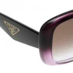 Prada Purple  SPR32P Oversized Sunglasses 
