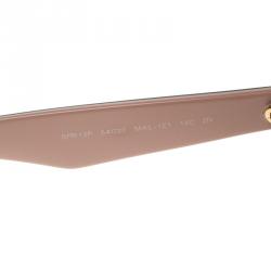Prada Pink and Black SPR 12P Cat Eye Sunglasses