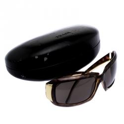 Prada Black SPR01H Square Sunglasses