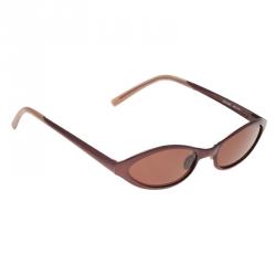 Prada Burgundy Oval SPR 66A Sunglasses