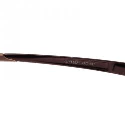 Prada Burgundy Oval SPR 66A Sunglasses