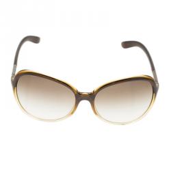 Prada Brown Oversized Square Sunglasses