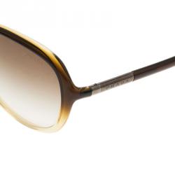 Prada Brown Oversized Square Sunglasses