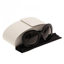 مملوكة مسبقًا Prada Black Round Baroque Sunglasses