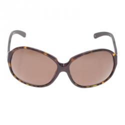 Prada Tortoise Frame SPR21 Oversized Sunglasses 