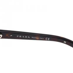 Prada Tortoise Frame SPR21 Oversized Sunglasses 