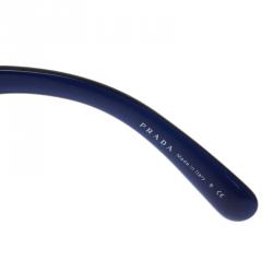 Prada Blue Round Baroque Sunglasses